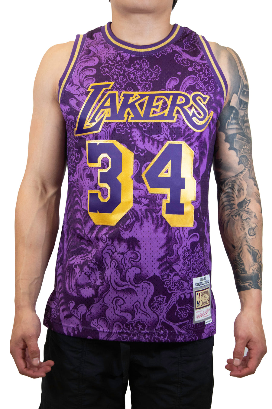 Mitchell & Ness Los Angeles Lakers Shaquille O'Neal T-Shirt (purple)