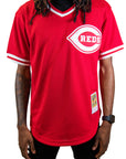Mitchell & Ness MLB Cincinnati Reds Jersey (Barry Larkin) - Red