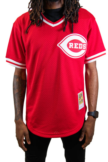 Mitchell & Ness MLB Cincinnati Reds Jersey (Barry Larkin) - Red