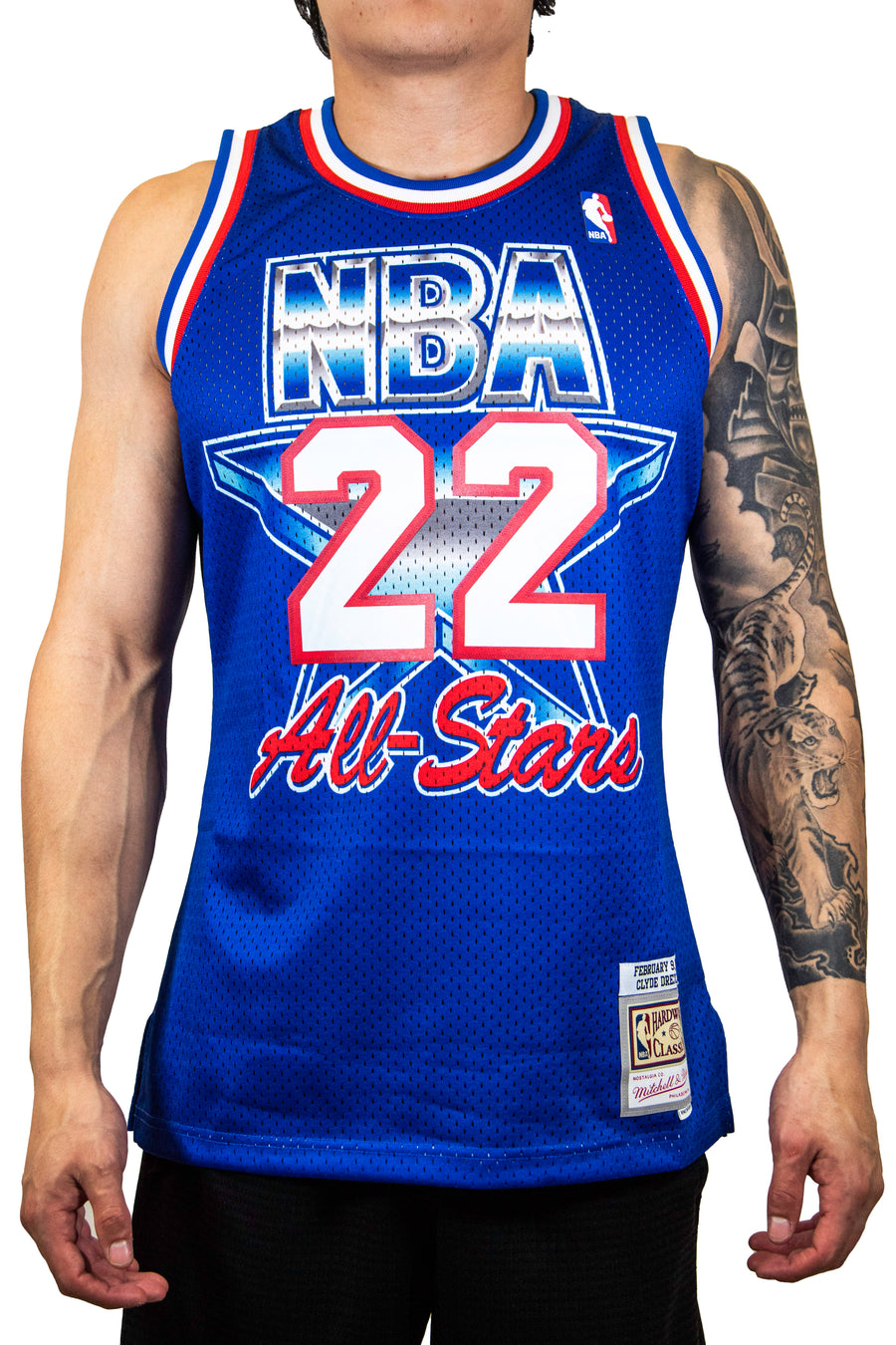 Mitchell & Ness NBA All-Star Jersey (Clyde Drexler) - Blue