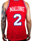 Mitchell & Ness NBA Philadelphia 76ers Jersey (Moses Malone) - Red