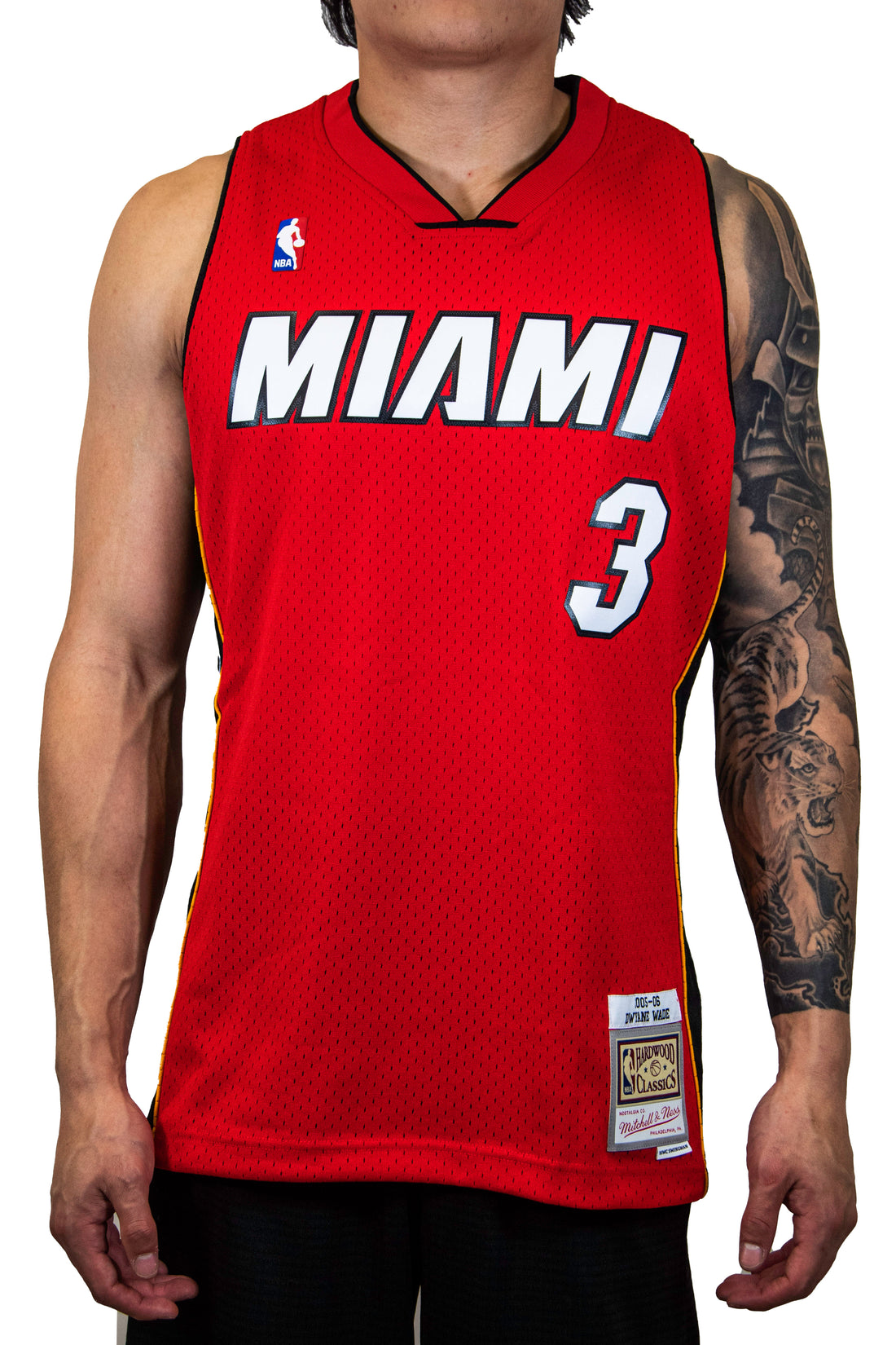 Mitchell & Ness: Hardwood Classic Miami Heat Jersey (Dwayne Wade)