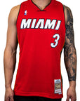 Mitchell & Ness: Hardwood Classic Miami Heat Jersey (Dwayne Wade)