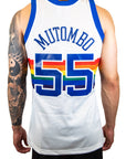 Mitchell & Ness NBA Denver Nuggets Jersey (Dikembe Mutombo) - White