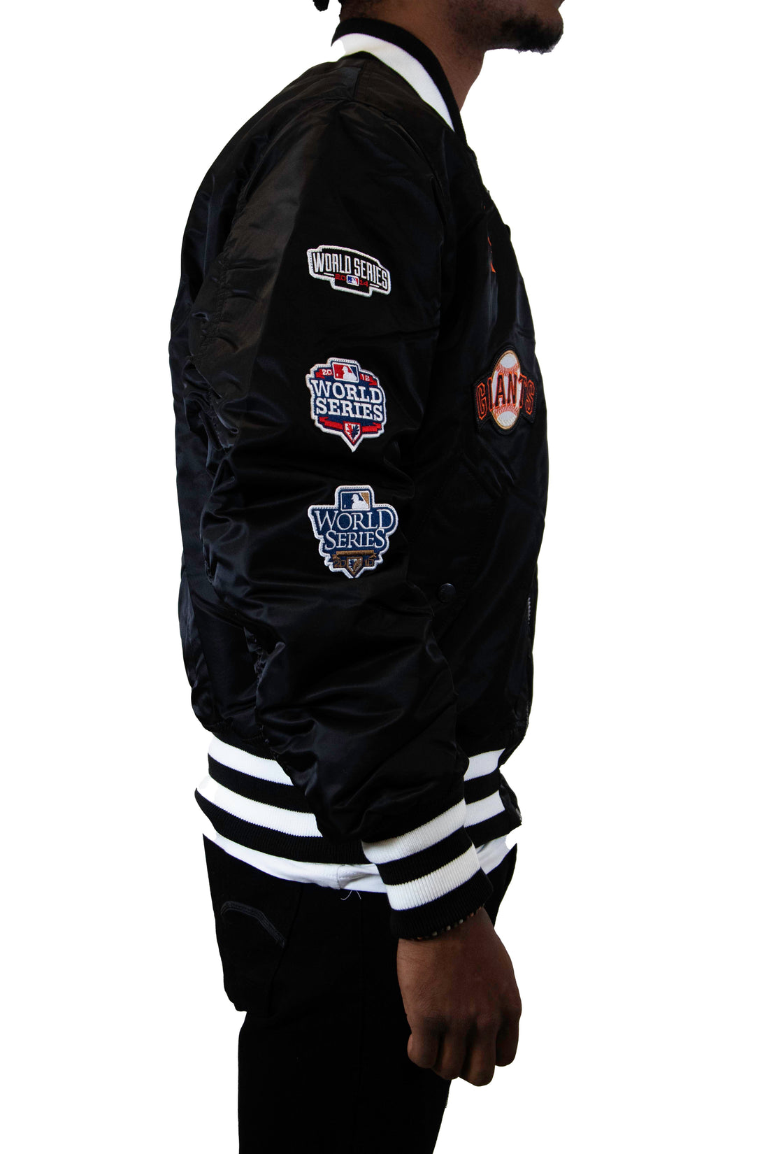 New Era: Alpha Industries New Era MA-1 Bomber Jacket San Francisco Giants - Black