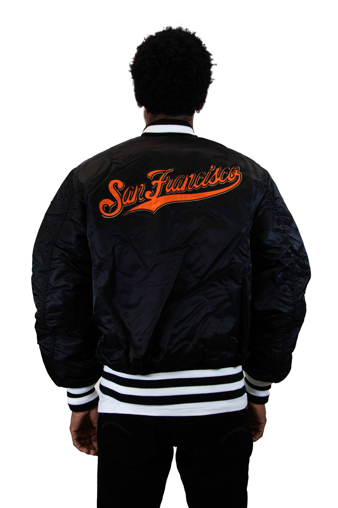 New Era: Alpha Industries New Era MA-1 Bomber Jacket San Francisco Giants - Black