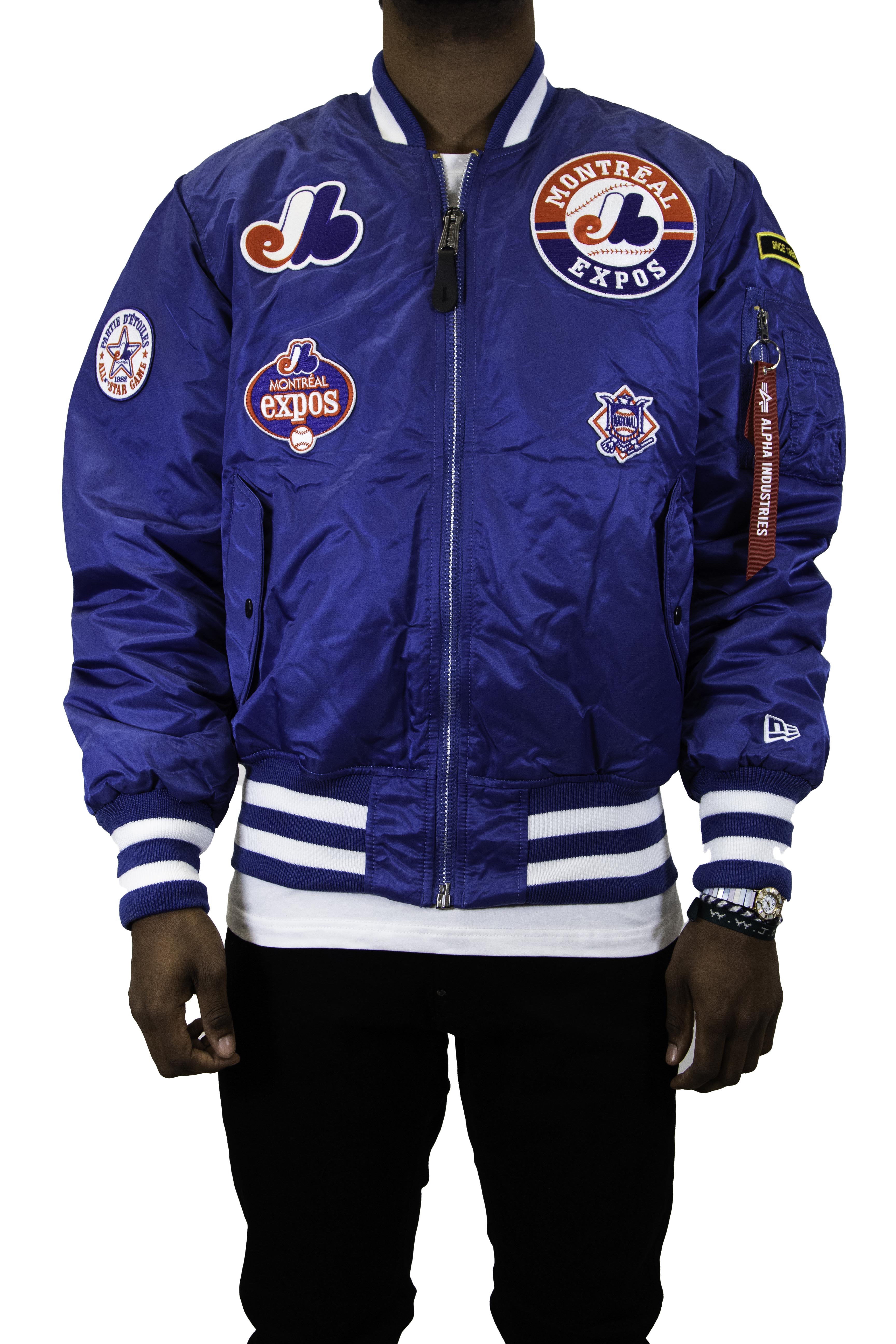 New Era Apparel: 'Alpha Industries MA-1' Montreal Expos Bomber