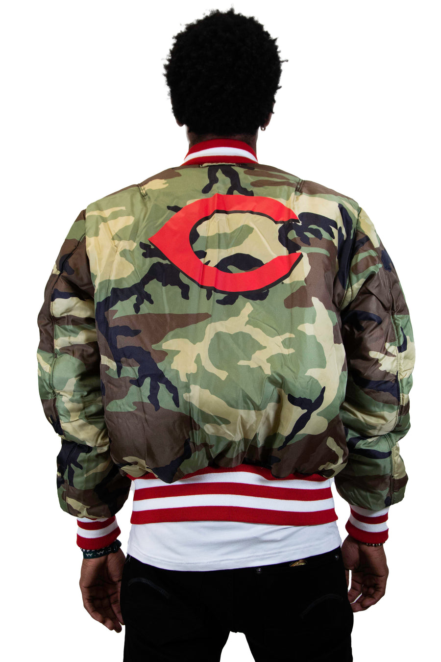 New Era: Alpha Industries New Era MA-1 Bomber Jacket Cincinnati Reds - Red