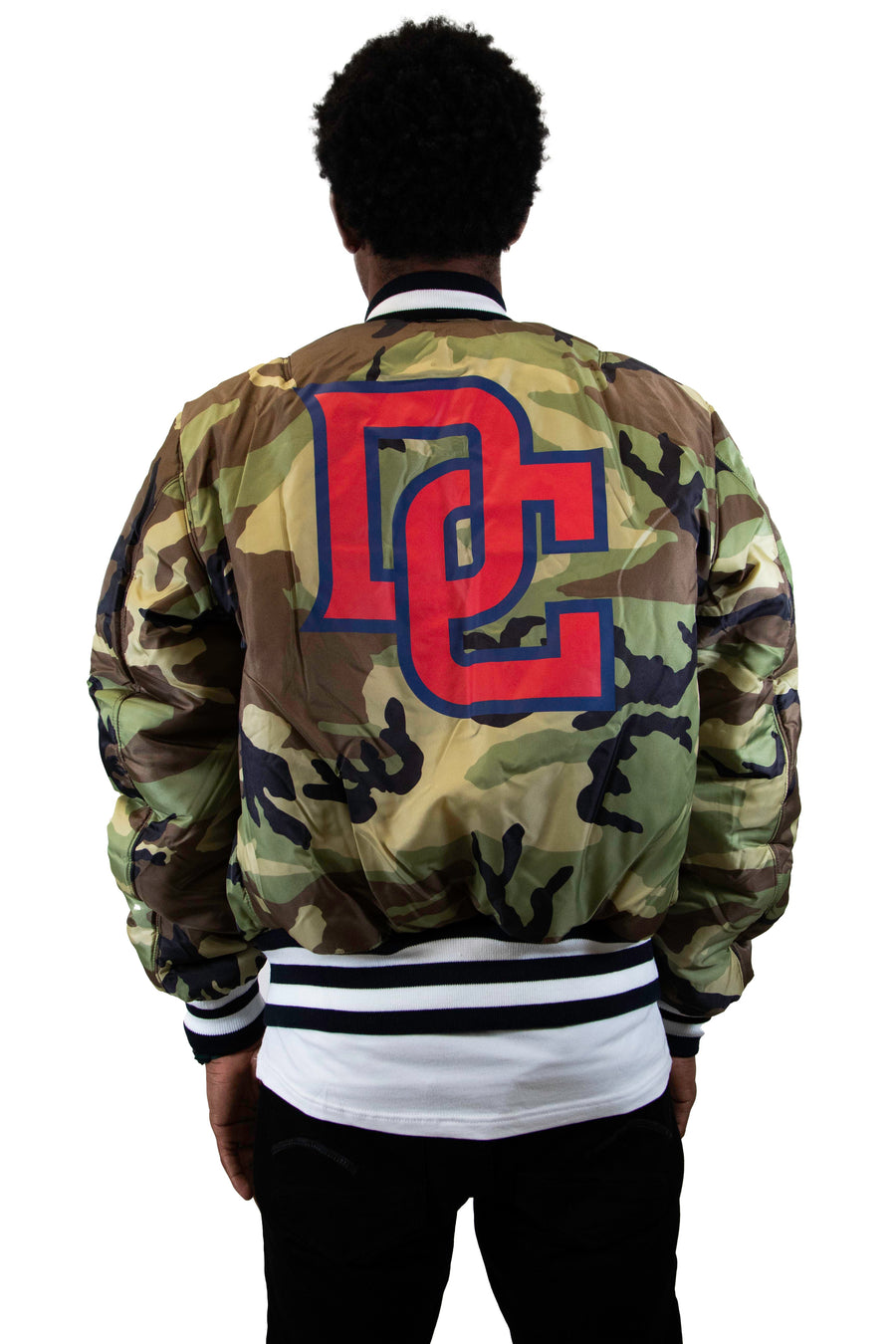 New Era: Alpha Industries New Era MA-1 Bomber Jacket Washington Nationals  - Navy