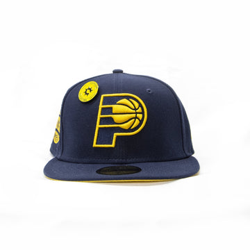 New Era Indiana Pacers 59Fifty Fitted - Navy/Yellow