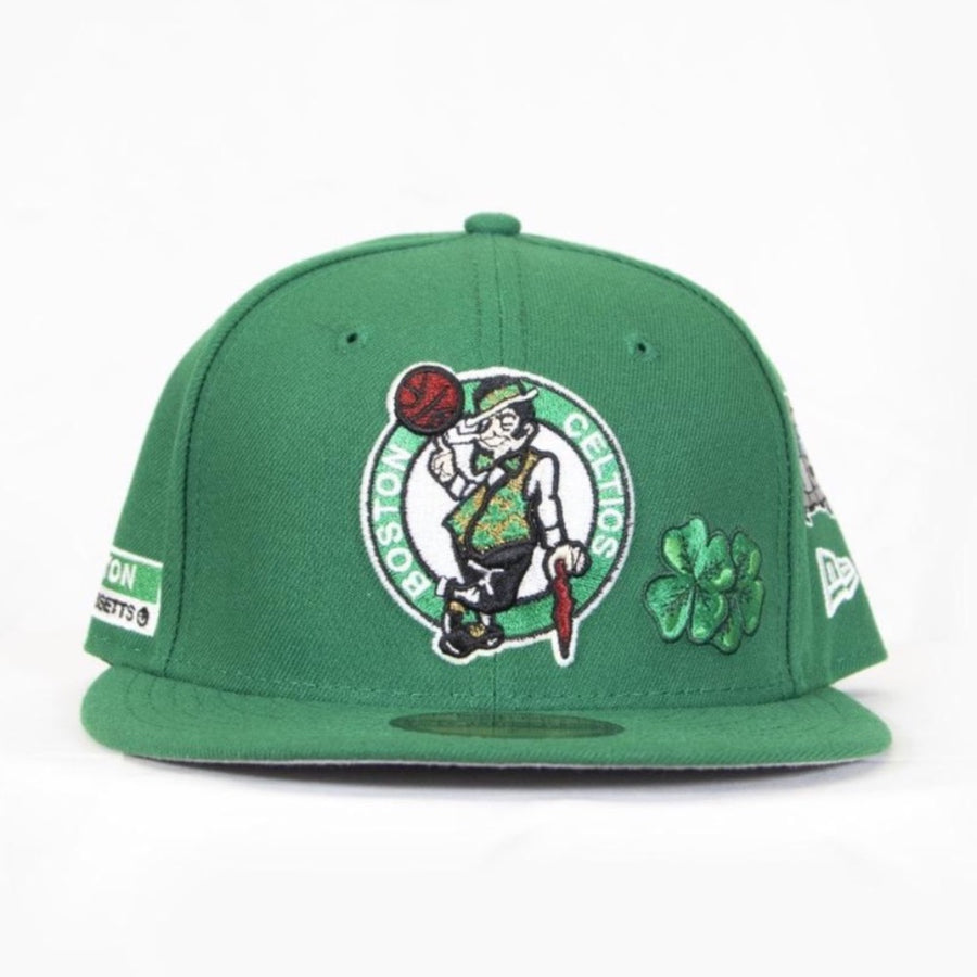 New Era Boston Celtics 59Fifty Fitted - Green w Train Patch