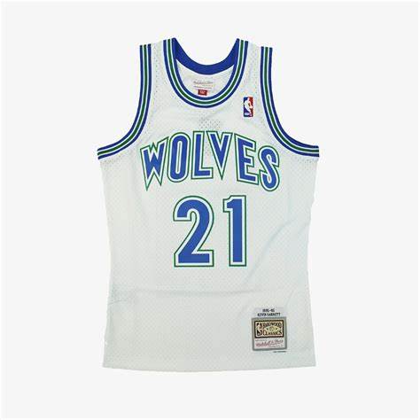 Mitchell & Ness Minnesota Timberwolves Jersey (Kevin Garnett) - White
