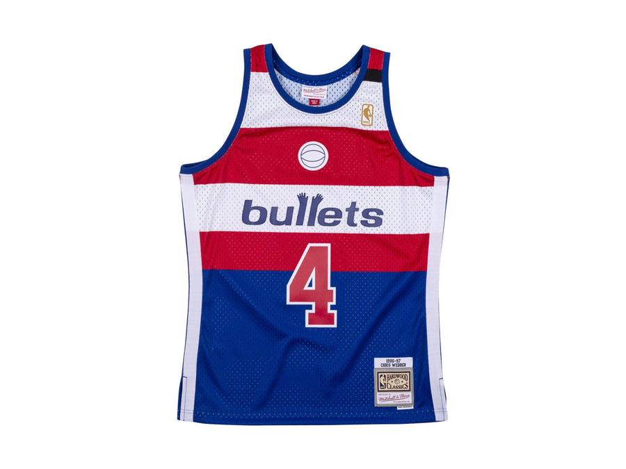 mitchell and ness bullets jersey