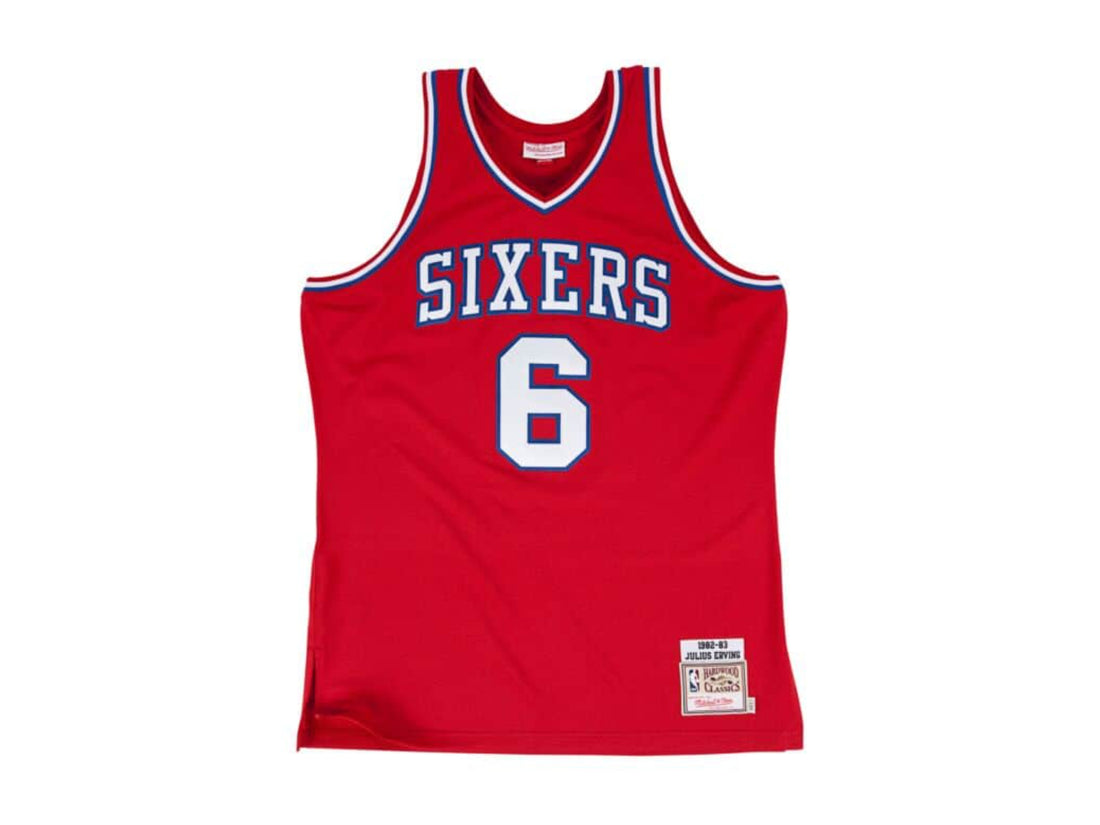 Mitchell & Ness Philadelphia 76ers Jersey Red (Julius Erving)