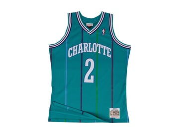 Mitchell & Ness: Hardwood Classic Charlotte Hornets Jersey (Larry Johnson)