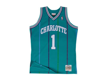 Mitchell & Ness NBA Charlotte Hornets Jersey (Muggsy Bogues) - Teal
