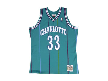 Mitchell & Ness NBA Charlotte Hornets Jersey (Alonzo Mourning) - Teal