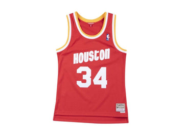 Mitchell & Ness NBA Houston Rockets Jersey (Hakeem Olajuwon) - Red