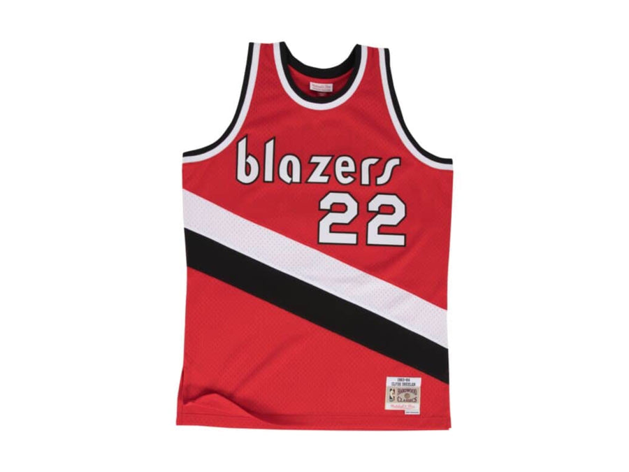 Mitchell & Ness NBA Portland Trailblazers Jersey (Clyde Drexler) - Red