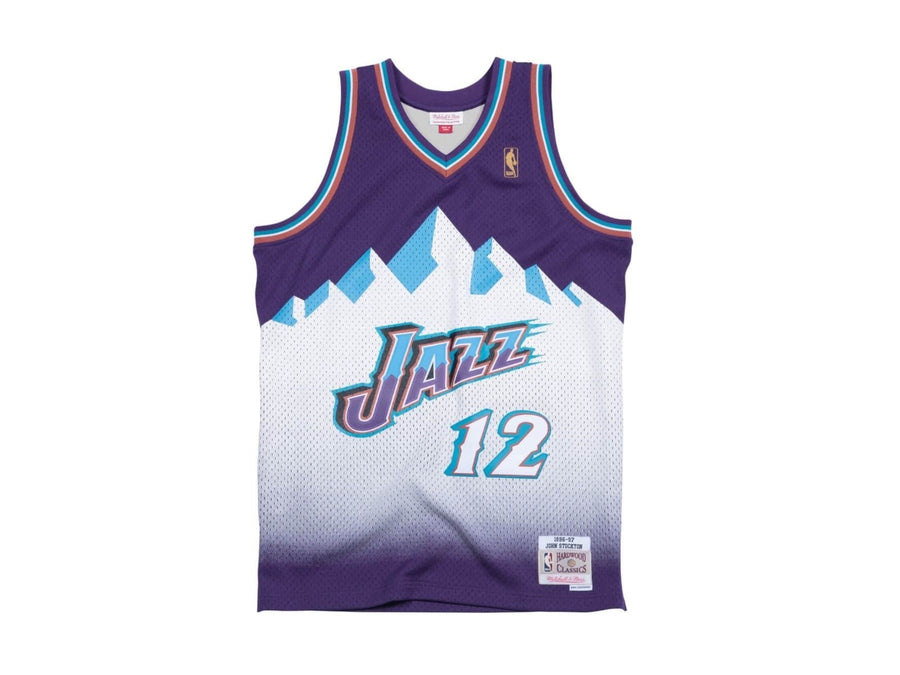 Mitchell & Ness Utah Jazz Purple Jersey (John Stockton)