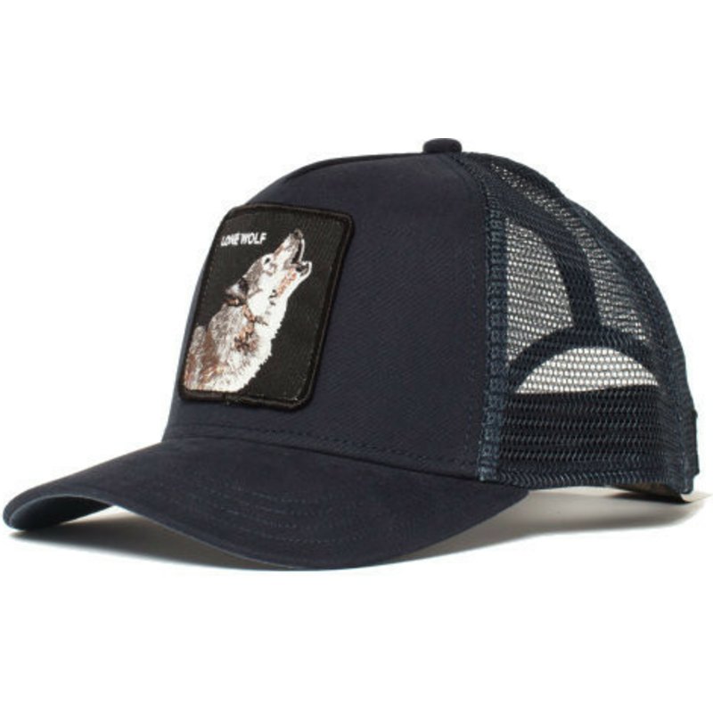 Goorin Bros Lone Wolf Trucker Snapback - Navy