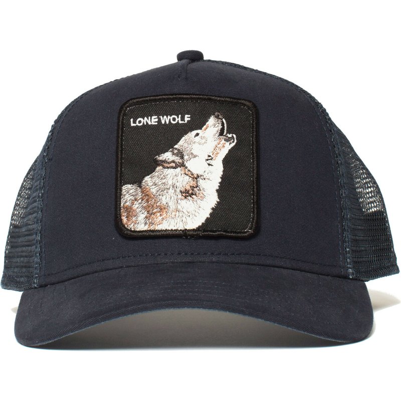 Goorin Bros Lone Wolf Trucker Snapback - Navy