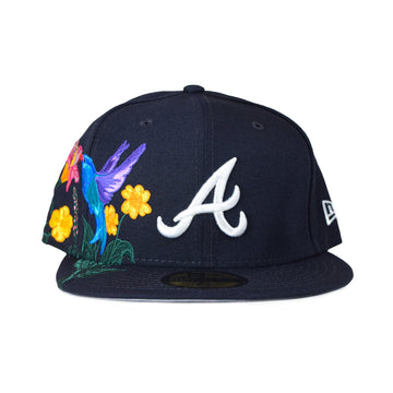 New Era Atlanta Braves "Blooming" 59Fifty Fitted - Navy