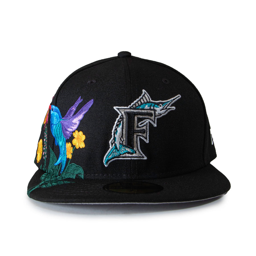 New Era Florida Marlins "Blooming" 59Fifty Fitted - Black