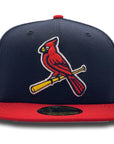 New Era St. Louis Cardinals 59Fifty Fitted - Navy/Red