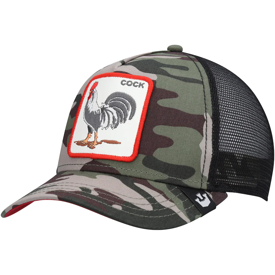 Goorin Bros Rooster Trucker Snapback - Green Camo