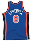 Mitchell & Ness NBA New York Knicks Jersey (Latrell Sprewell) - Blue/Black