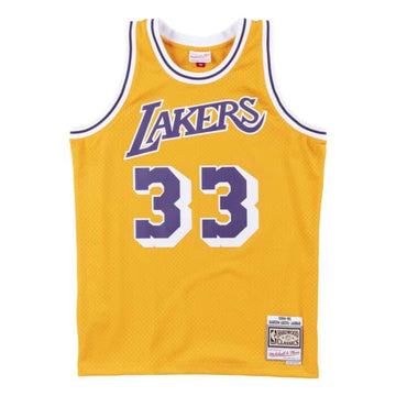 Mitchell & Ness NBA Los Angeles Lakers Jersey (Kareem Abdul-Jabbar) - Yellow