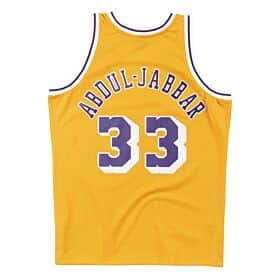 Mitchell & Ness NBA Los Angeles Lakers Jersey (Kareem Abdul-Jabbar) - Yellow