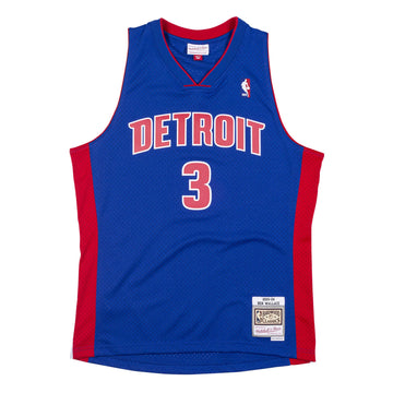 Mitchell & Ness NBA Detroit Pistons Jersey (Ben Wallace) - Blue