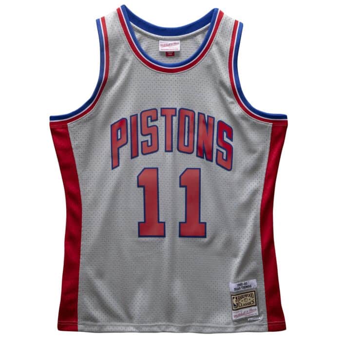 Mitchell & Ness NBA Detroit Pistons Jersey (Isiah Thomas) - Grey