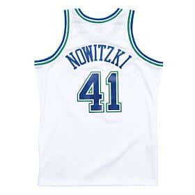 Mitchell & Ness NBA Dallas Mavericks Jersey (Dirk Nowitzki) - White