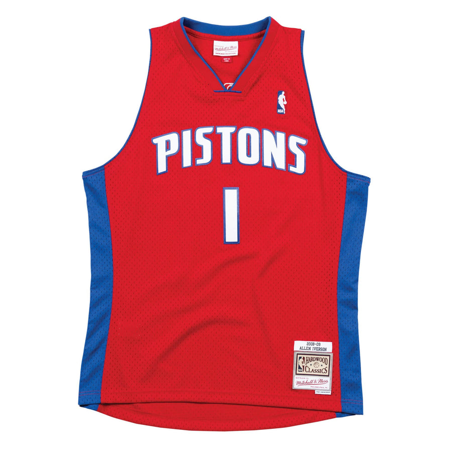 Mitchell & Ness NBA Detroit Pistons Jersey (Allen Iverson) - Red
