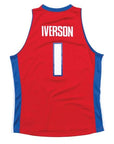 Mitchell & Ness NBA Detroit Pistons Jersey (Allen Iverson) - Red