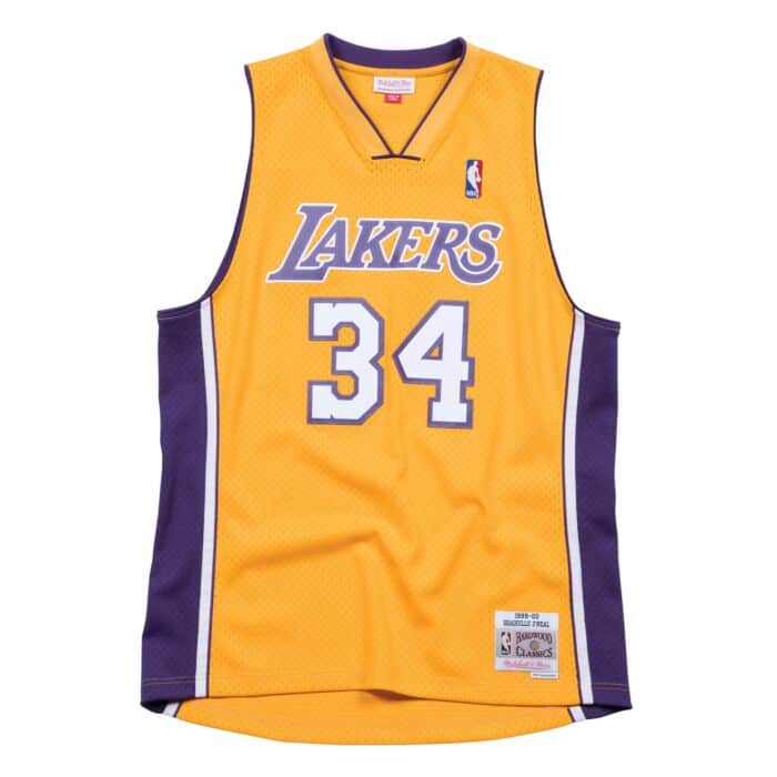 Mitchell & Ness NBA Los Angeles Lakers Jersey (Shaquille O'Neal) - Yellow