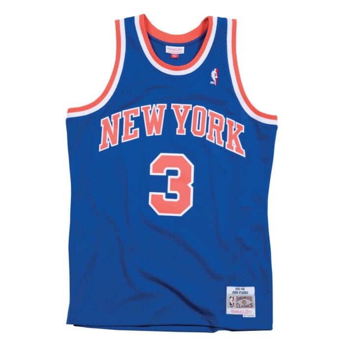 Mitchell & Ness NBA New York Knicks Jersey (John Starks) - Blue