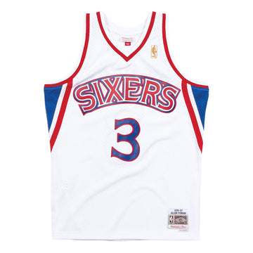 Mitchell & Ness NBA Philadelphia 76ers Jersey (Allen Iverson) - White