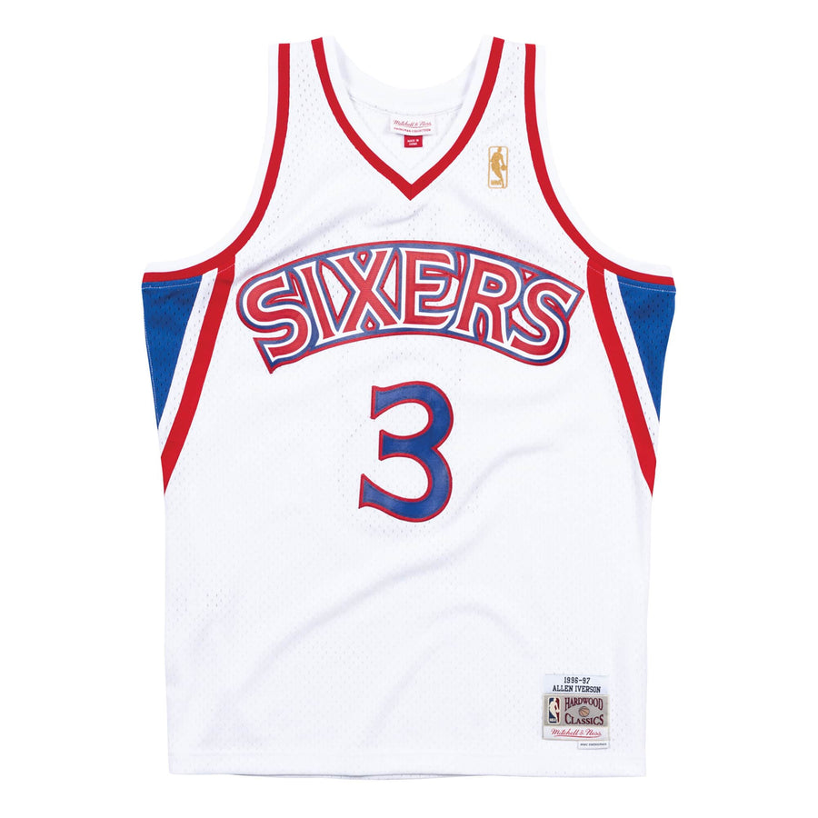 Mitchell & Ness NBA Philadelphia 76ers Jersey (Allen Iverson) - White