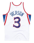 Mitchell & Ness NBA Philadelphia 76ers Jersey (Allen Iverson) - White