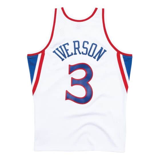 Mitchell & Ness NBA Philadelphia 76ers Jersey (Allen Iverson) - White